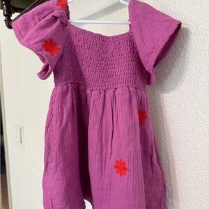 Cat & Jack Pink Dress with Orange Accents